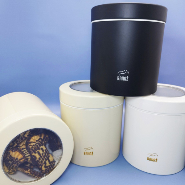 Контейнер для сыпучих продуктов металлический Bahaz 2.8 л. / Банка с прозрачной крышкой